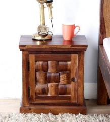 Woodsworth Woodway Right Door Bed Side Table in Provincial Teak Finish