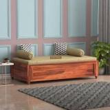 Woodtrend SolidSheesham Wood Diwan Bed For Living Room | Single Bed Solid Wood Single Box Bed