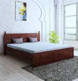 Wopno Furniture Pure Sheesham Wooden King Size Bed For Bedroom |Solid Wood Double Bed Solid Wood Queen Bed