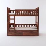 Worldwood Bunk Bed With 2 Drawer Storage Wooden Double Bed Solid Wood Bunk Bed