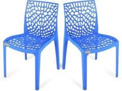 Wow Craft Spider Web Series Modern Stackable Plastic Chairs for Dining, Office & Outdoor Plastic Dining Chair