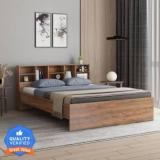 A Globia Creations Nexon Engineered Wood King Bed