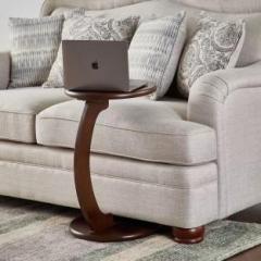 A I Craft Wooden C Shaped Coffee Table End Table Sofa Side Table Snackes Tea Table Engineered Wood Coffee Table