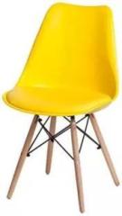 Aadya Craft Eames Replica Nordan DSW Stylish Modern Furniture Plastic Chairs with Cushion Plastic Dining Chair