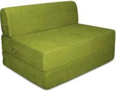 Aart Store High Density Foam 3X6 Feet One Seater Sofa Cum Bed Green Color Single Sofa Bed