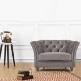 Adorn Homez Gilmore Fabric 1 Seater Sofa