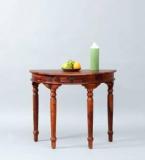 Advika Handicraft Solid Wood Console Table In Honey Oak Finish Solid Wood Console Table