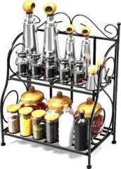 Alishba Handicraft Iron Bottle Rack