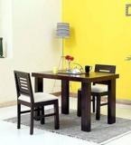 Allie Wood Sheesham Solid Wood 2 Seater Dining Set