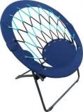 Amaze Folding Portable Light Weight Camping Travelling Garden Farm House Drawing Room Indoor Outdoor Compact Jumping Bungee Chair Navy Blue Fabric Outdoor Chair