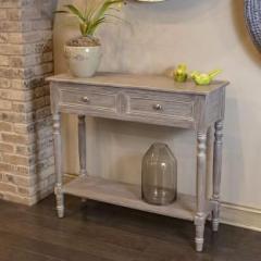 Amorini 2 Drawer Solid Wood Console Table