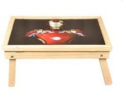 Ams Tables IRON MAN PRINT FOLDING STUDY/LAPTOP TABLE Solid Wood Study Table