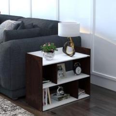 Anikaa Satin End Table Engineered Wood Bedside Table