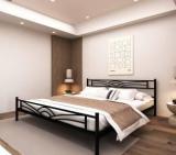 Anishwar Nimbo Wrought Iron Metal King Bed