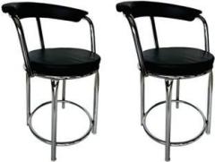 Apple Furniture Chrome Steel Multipurpose Stool for Office/Stool for Shop/Stool for Hotel Metal Dining Chair