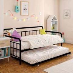 Aprodz Marks Daybed Twin Size Trundle Metal Loft Bed