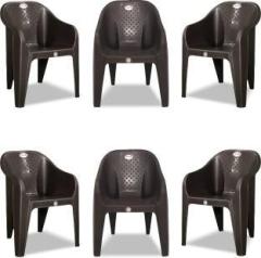 Arlavya Jolly Model Plastic Sofa Chair For Living Room Office Garden Home Set of 6 Plastic Living Room Chair