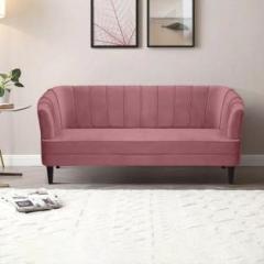 Arra Oslo Three Seater Velvet Fabric Sofa Fabric 3 Seater Sofa