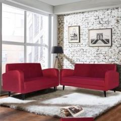 Arra Rome Tufted Back 5 Seater Sofa Set Fabric 3 + 2 Sofa Set