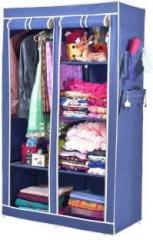 Arsh AW06 Blue High Capacity Upto 70Kgs Carbon Steel Collapsible Wardrobe