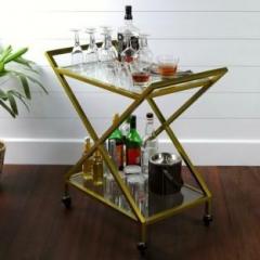 Artistry Decor Metal Bar Trolley