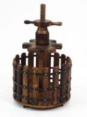 Artlivo Honey 6 Wine Wooden Bottle Rack Cellar