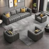 Asr Leatherette 3 + 1 + 1 Sofa Set