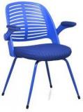 @home Aqua Visitor Chair In Blue Colour