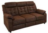 @home Augusta Three Seater Sofa Cum Bed In Chocolate Colour