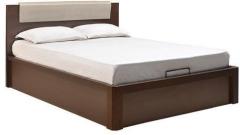 @home Aveeno Astra Queen Size Bed with Walnut Finish