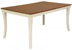 @home Benny Six Seater Dining Table in White Colour