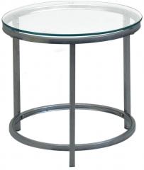 @Home Britz Round Side Table in Clear colour