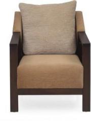 @home By Nilkamal Chevy 1S Solid Wood 1 Seater Sofa