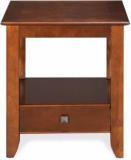 @home By Nilkamal Crest Solid Wood Side Table