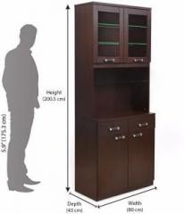 @home By Nilkamal Derval Engineered Wood Free Standing Cabinet