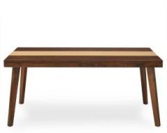 @home By Nilkamal Matrix Solid Wood 6 Seater Dining Table