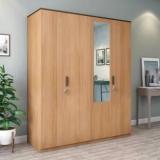 @home By Nilkamal Milford Engineered Wood 4 Door Wardrobe