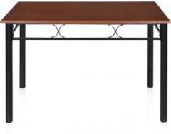 @home By Nilkamal Sidney Metal 4 Seater Dining Table