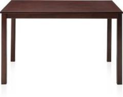 @home By Nilkamal Solid Wood 4 Seater Dining Table