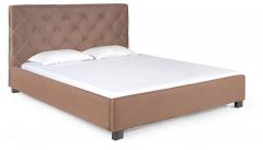 @home Cooper King Bed in Brown Colour