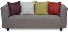 @Home Lyla Three Seater Sofa in Grey Colour