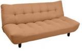 @home Max Three Seater Sofa Cum Bed In Tan Colour