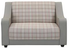 @home Plaid Two Seater Sofa in Ice Grey Colour