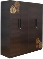 @home Prado Four Door Wardrobe in Oak colour