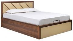 @home Steve King Size Bed in Beige Colour