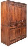 @home Thyme Three Door Wardrobe In Honey Brown Colour