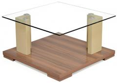 @home Tortoni Center Table in Walnut Finish