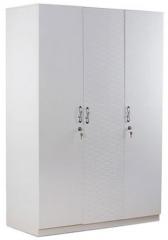 @home Vienna Three Door Wardrobe in White Colour