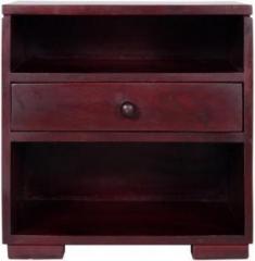 Balaji Wooden Side Table Solid Wood Bedside Table