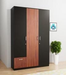 Barewether Engineered Wood 3 Door Wardrobe